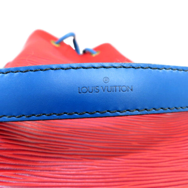 h210240406 Louis Vuitton Noe Shoulder Bag Epi Leather Red Blue