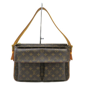 h2102460 Louis Vuitton Saumur Monogram Canvas Shoulder Bag Brown