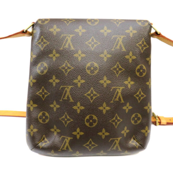 h210262603 Louis Vuitton Musette Salsa Long Shoulder Bag Monogram Canvas Brown