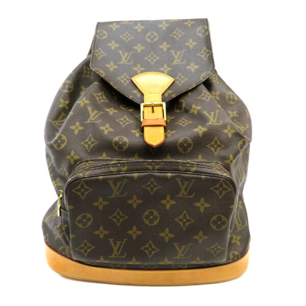 h21026840 Louis Vuitton Monsouris GM Backpack Monogram Canvas Brown