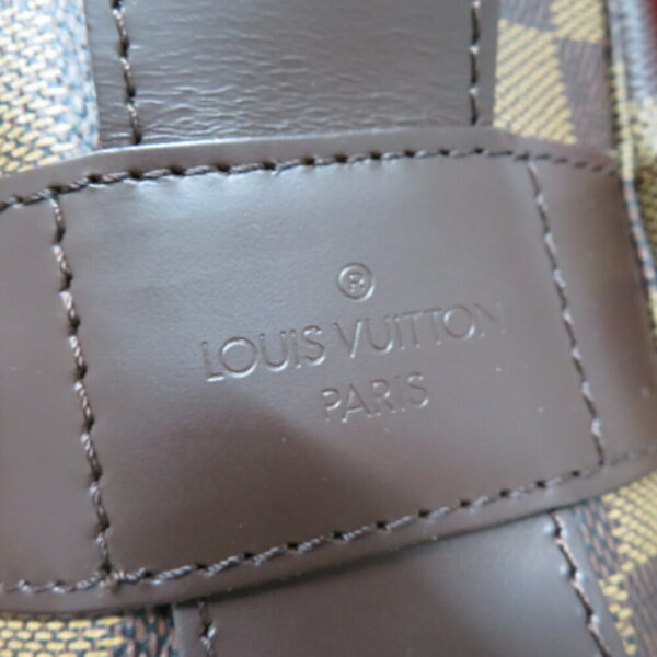 h2103038 14 Louis Vuitton Naviglio Shoulder Bag Damier Canvas Brown