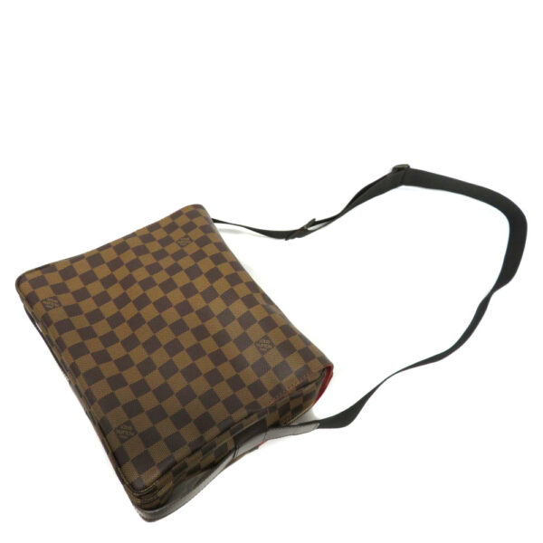 h2103038 5 Louis Vuitton Naviglio Shoulder Bag Damier Canvas Brown