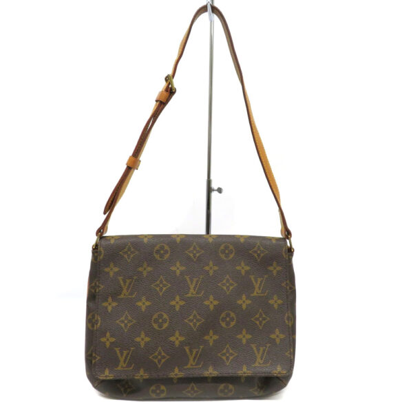 h2103241 1 Louis Vuitton Musette Tango Shoulder Bag Monogram Canvas Brown