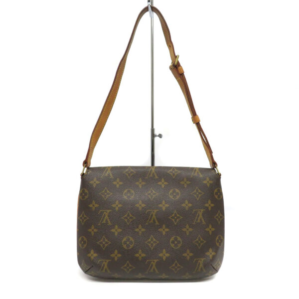 h2103241 2 Louis Vuitton Musette Tango Shoulder Bag Monogram Canvas Brown