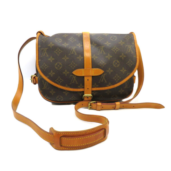 h210381603 Louis Vuitton Saumur 30 Shoulder Bag Monogram Canvas Brown