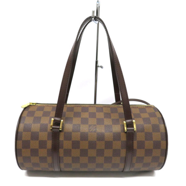 h2103817 2 Louis Vuitton Papillon Handbag Damier Canvas Brown