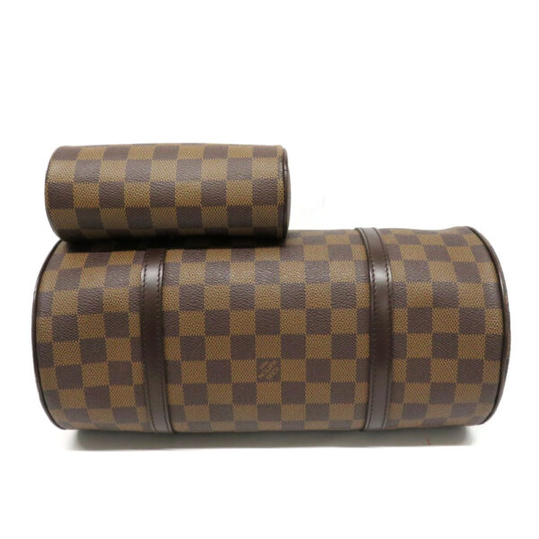 h2103817 4 Louis Vuitton Papillon Handbag Damier Canvas Brown