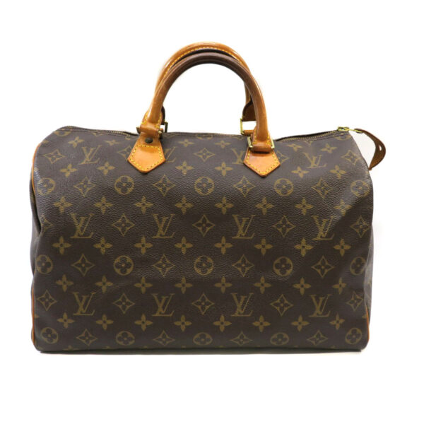 h21038390 Louis Vuitton Speedy 35 Bag Monogram Canvas Brown