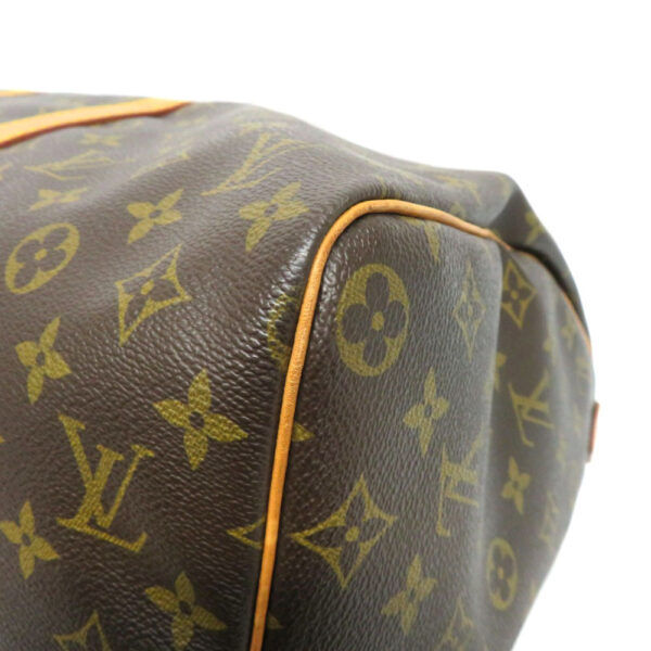 h2104237 11 Louis Vuitton Keepall 45 Bag Monogram Canvas Brown