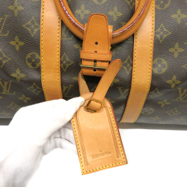 h2104237 15 Louis Vuitton Keepall 45 Bag Monogram Canvas Brown