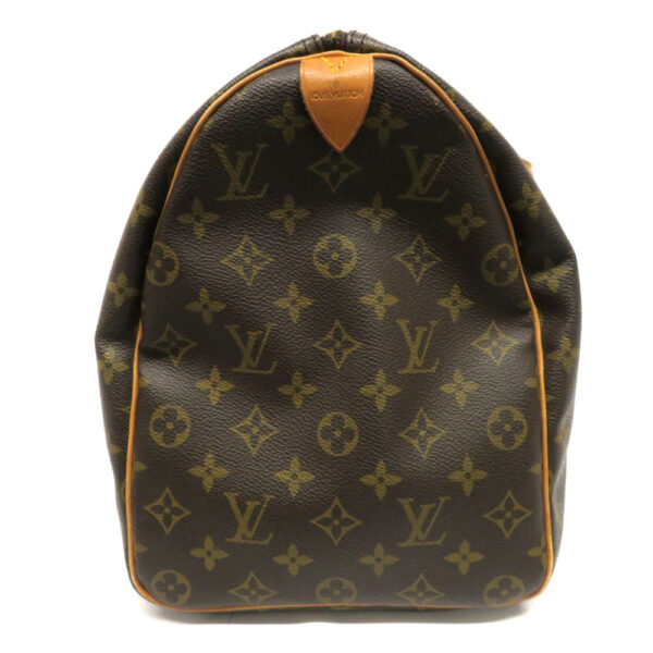 h2104237 3 Louis Vuitton Keepall 45 Bag Monogram Canvas Brown