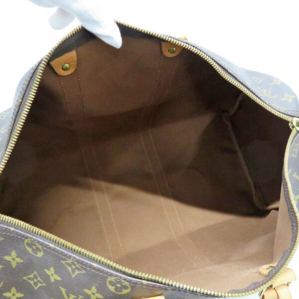 h2104377 5 Louis Vuitton Keepall 45 Bag Monogram Canvas Brown