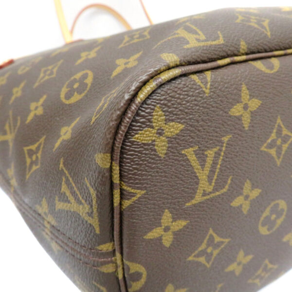 h2104494 12 Louis Vuitton Neverfull MM Tote Bag Monogram Canvas Brown Pink