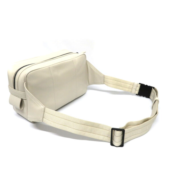 h2104597 14 Bottega Veneta Waist Body Bag Calf Leather Off White