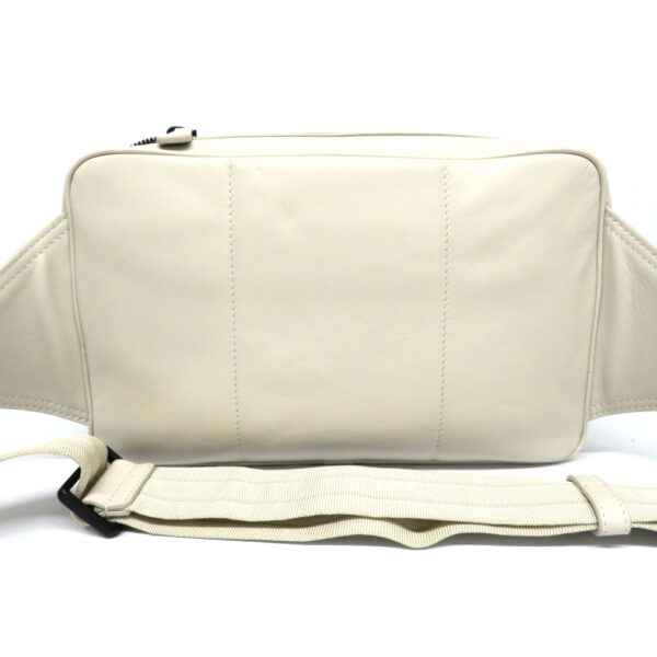 h2104597 2 Bottega Veneta Waist Body Bag Calf Leather Off White