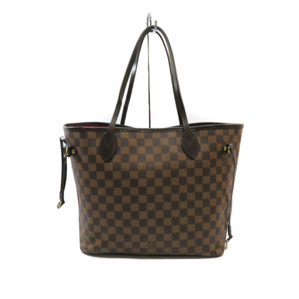 h2104791 1 Louis Vuitton Neverfull MM Tote Bag Damier Canvas Brown