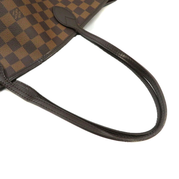 h2104791 9 Louis Vuitton Neverfull MM Tote Bag Damier Canvas Brown