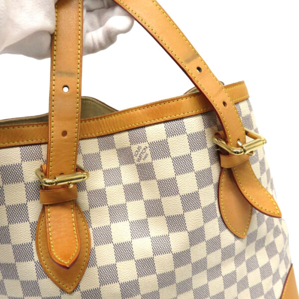 h2104880 15 Louis Vuitton Hampstead MM Damier Azur Tote Bag