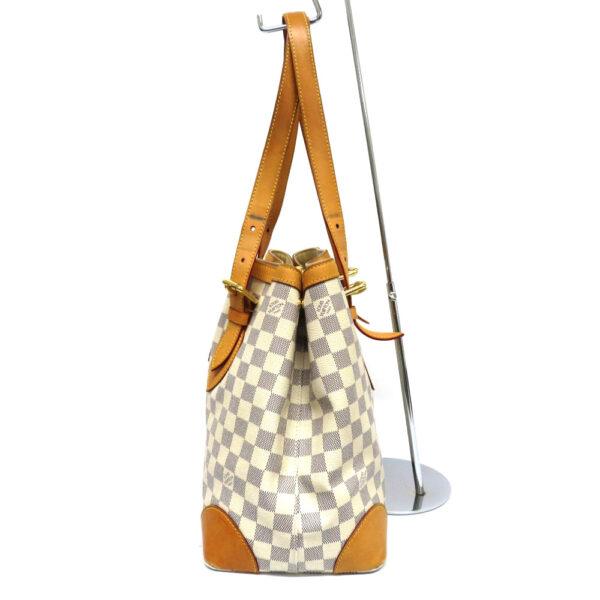 h2104880 4 Louis Vuitton Hampstead MM Damier Azur Tote Bag