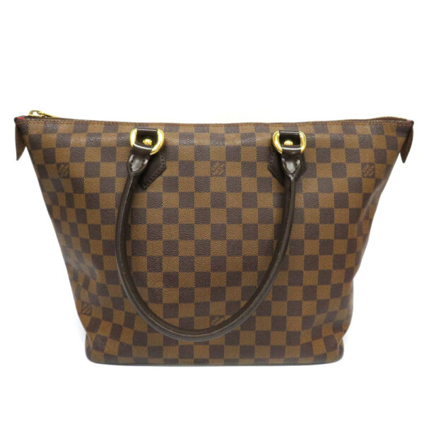 h2105214 1 Louis Vuitton Saleya MM Tote Bag Damier Canvas Brown