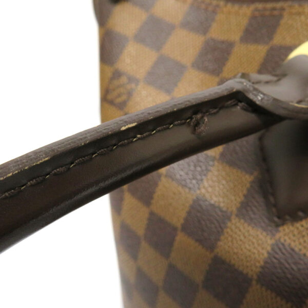 h2105214 15 Louis Vuitton Saleya MM Tote Bag Damier Canvas Brown