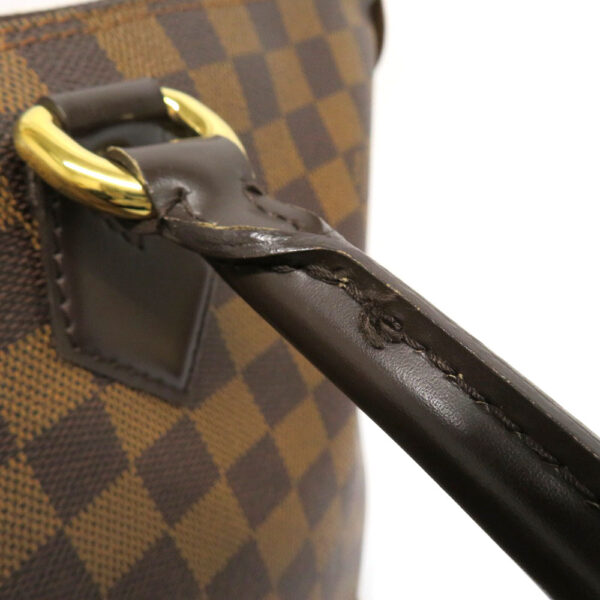 h2105214 16 Louis Vuitton Saleya MM Tote Bag Damier Canvas Brown