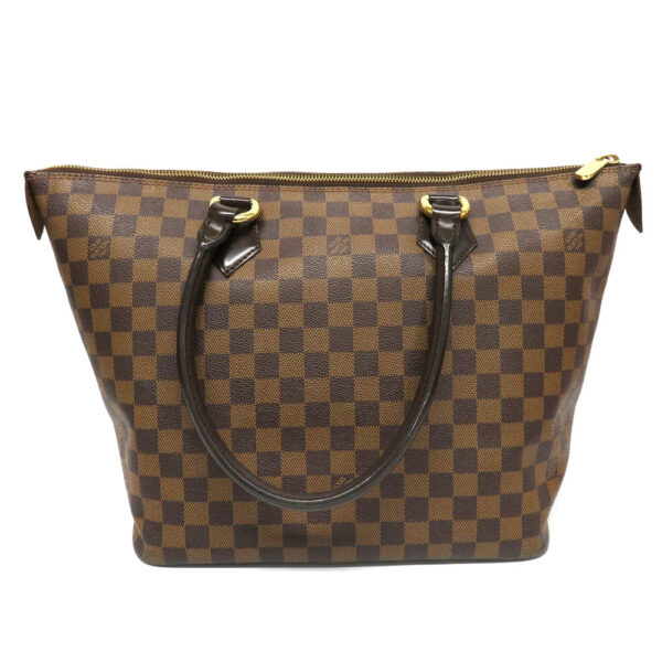 h2105214 2 Louis Vuitton Saleya MM Tote Bag Damier Canvas Brown