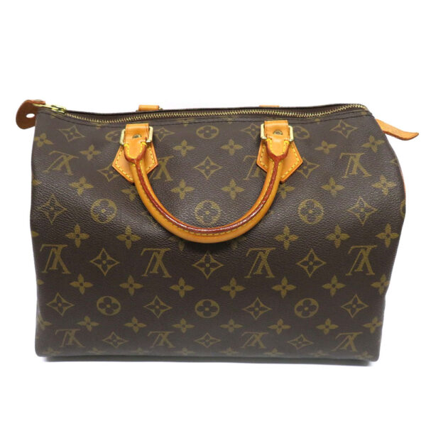 h2105565 2 Louis Vuitton Speedy 30 Handbag Monogram Canvas Brown