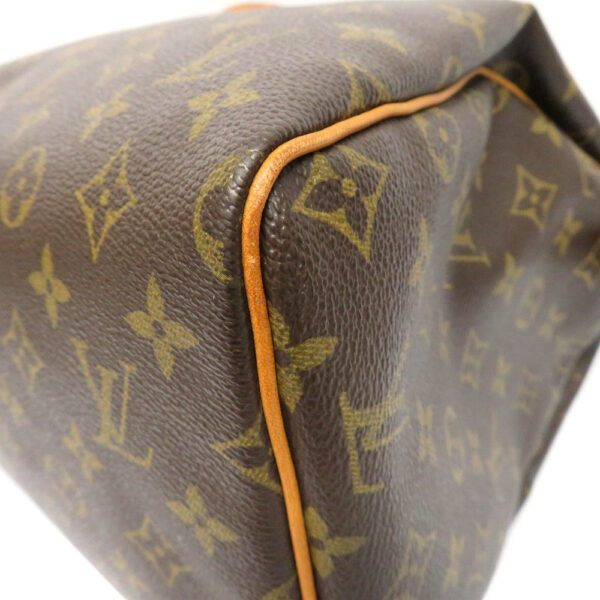 h2105565 5 Louis Vuitton Speedy 30 Handbag Monogram Canvas Brown