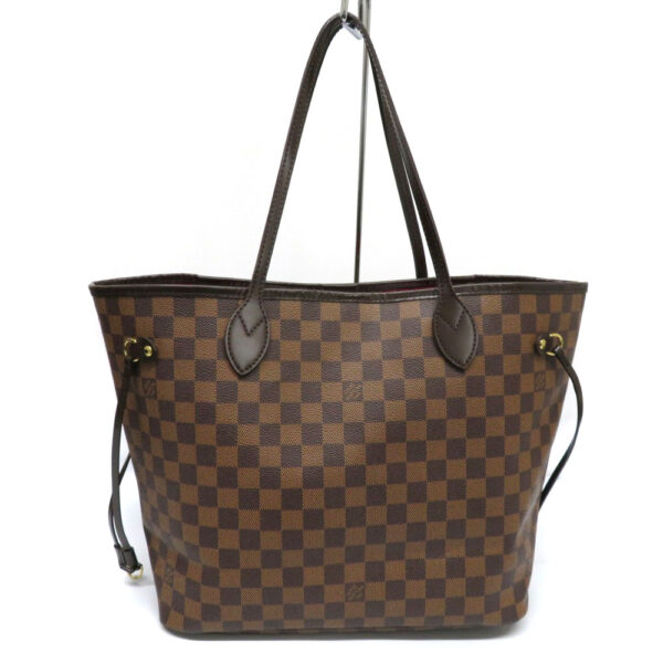 h2105755 1 Louis Vuitton Neverfull MM Damier Ebene Tote Bag Brown