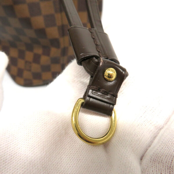 h2105755 15 Louis Vuitton Neverfull MM Damier Ebene Tote Bag Brown