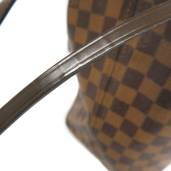 h2105755 16 Louis Vuitton Neverfull MM Damier Ebene Tote Bag Brown