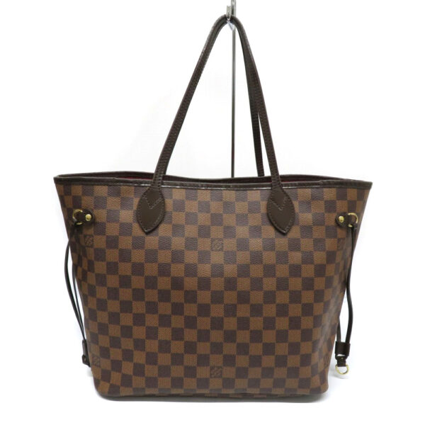 h2105755 2 Louis Vuitton Neverfull MM Damier Ebene Tote Bag Brown