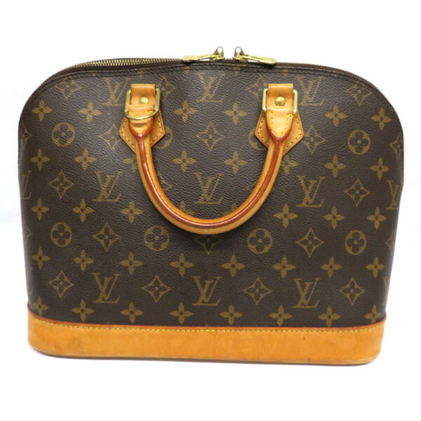 h2105757 2 Louis Vuitton Alma Handbag Monogram Canvas Brown