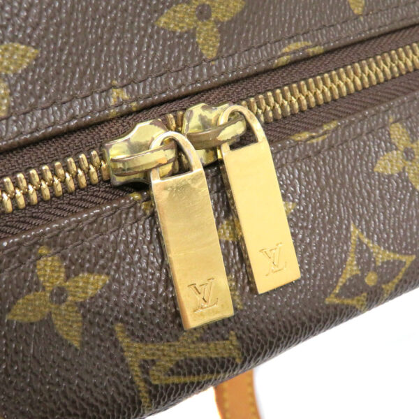 h2105873 14 Louis Vuitton Cite MM Shoulder Bag Monogram Canvas Brown