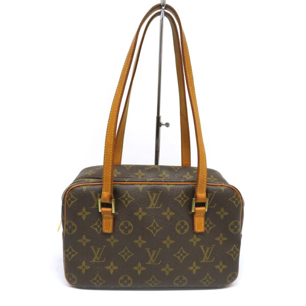 h2105873 2 Louis Vuitton Cite MM Shoulder Bag Monogram Canvas Brown