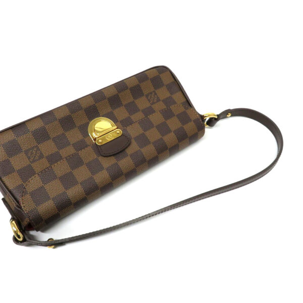 h2105947 11 Louis Vuitton Ravello PM Shoulder Bag Damier Canvas Brown