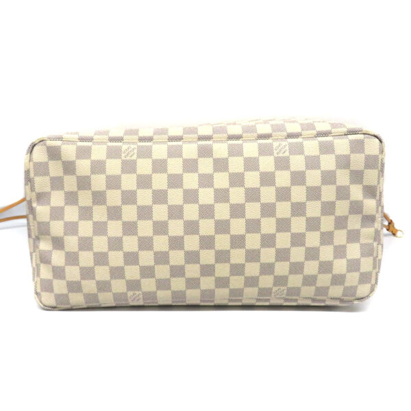 h2106034 4 Louis Vuitton Neverfull GM Tote Bag Damier Azur White