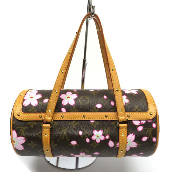 h2106636 2 Louis Vuitton Papillon GM Monogram Cherry Blossom Handbag