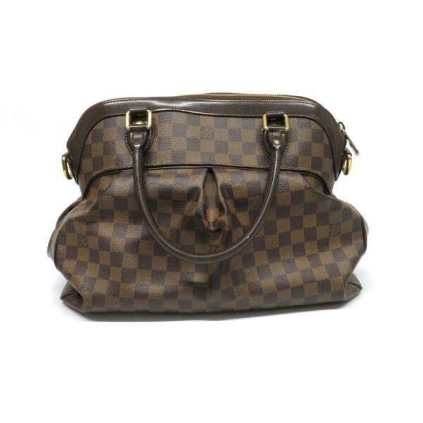 h2107475 2 Louis Vuitton Trevi GM Handbag Damier Canvas Brown