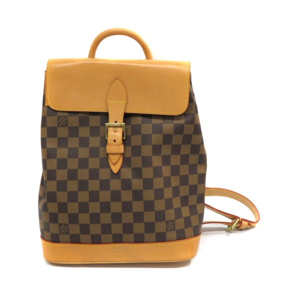 h22 68 1 Louis Vuitton Harlequin Backpack Damier Canvas Brown