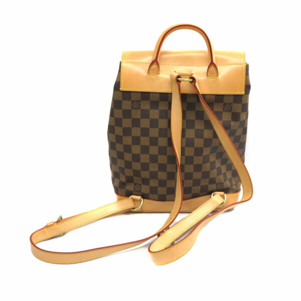 h22 68 2 Louis Vuitton Harlequin Backpack Damier Canvas Brown