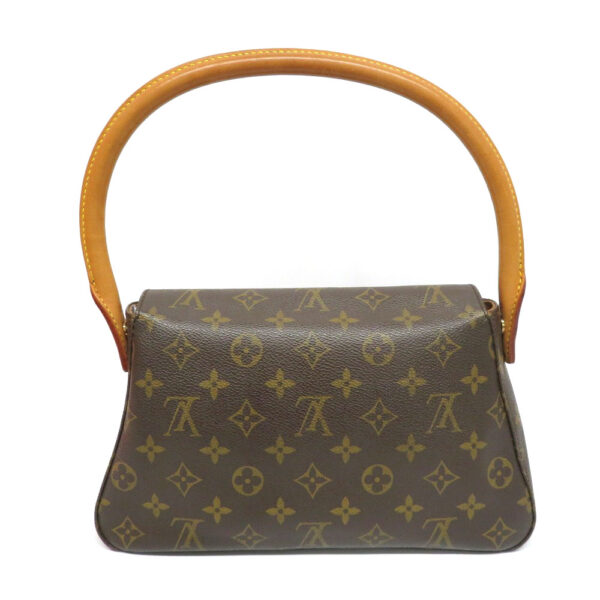 h2200109 2 Louis Vuitton Mini Looping Monogram Handbag Brown