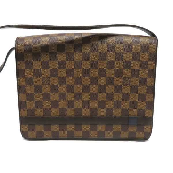 h2200237 1 Louis Vuitton Tribeca Carre Shoulder Bag Damier Canvas Brown