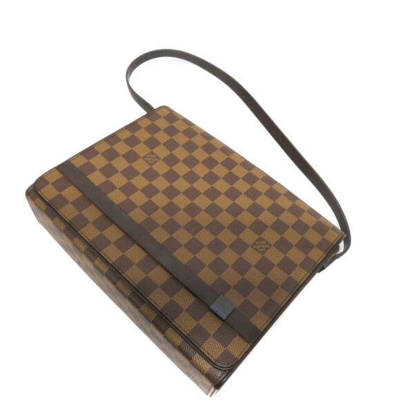 h2200237 16 Louis Vuitton Tribeca Carre Shoulder Bag Damier Canvas Brown