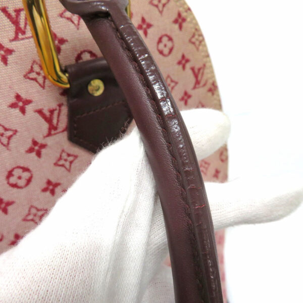 h2201805 9 Louis Vuitton Alma Monogram Mini Handbag Slise Cherry Red