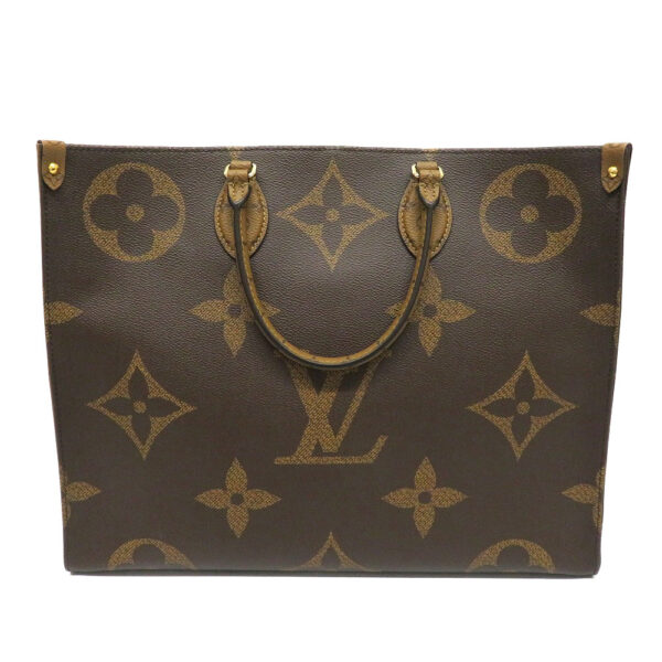 h2202400 1 Louis Vuitton On the Go GM Giant Monogram Reverse Tote Bag Brown