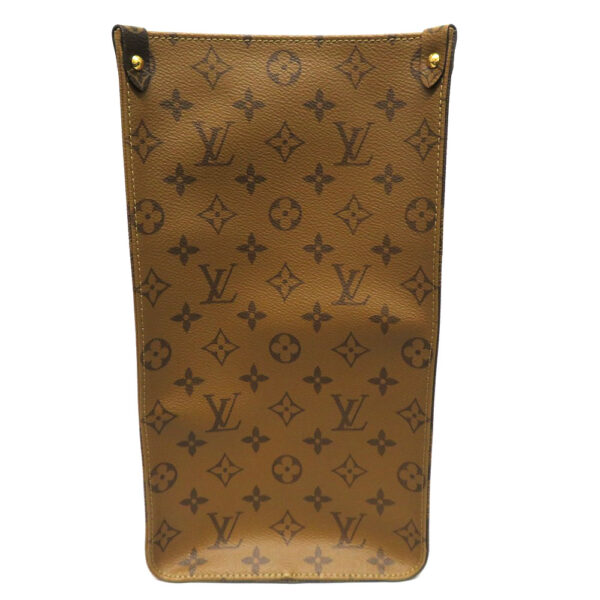 h2202400 4 Louis Vuitton On the Go GM Giant Monogram Reverse Tote Bag Brown