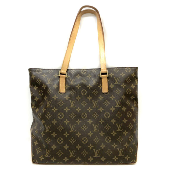 h2202416 1 Louis Vuitton Cabas Mezzo Monogram Tote Bag Brown