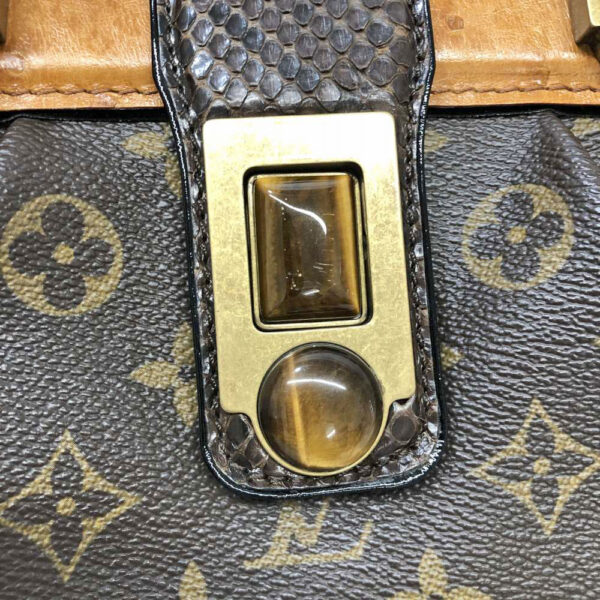 h2202896 13 Louis Vuitton Dora Monogram Exotic Leather Handbag